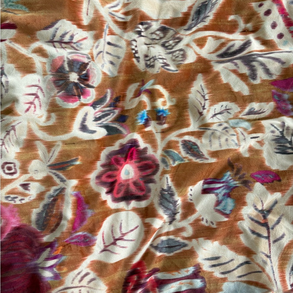 Anthropologie king velvet comforter gently used